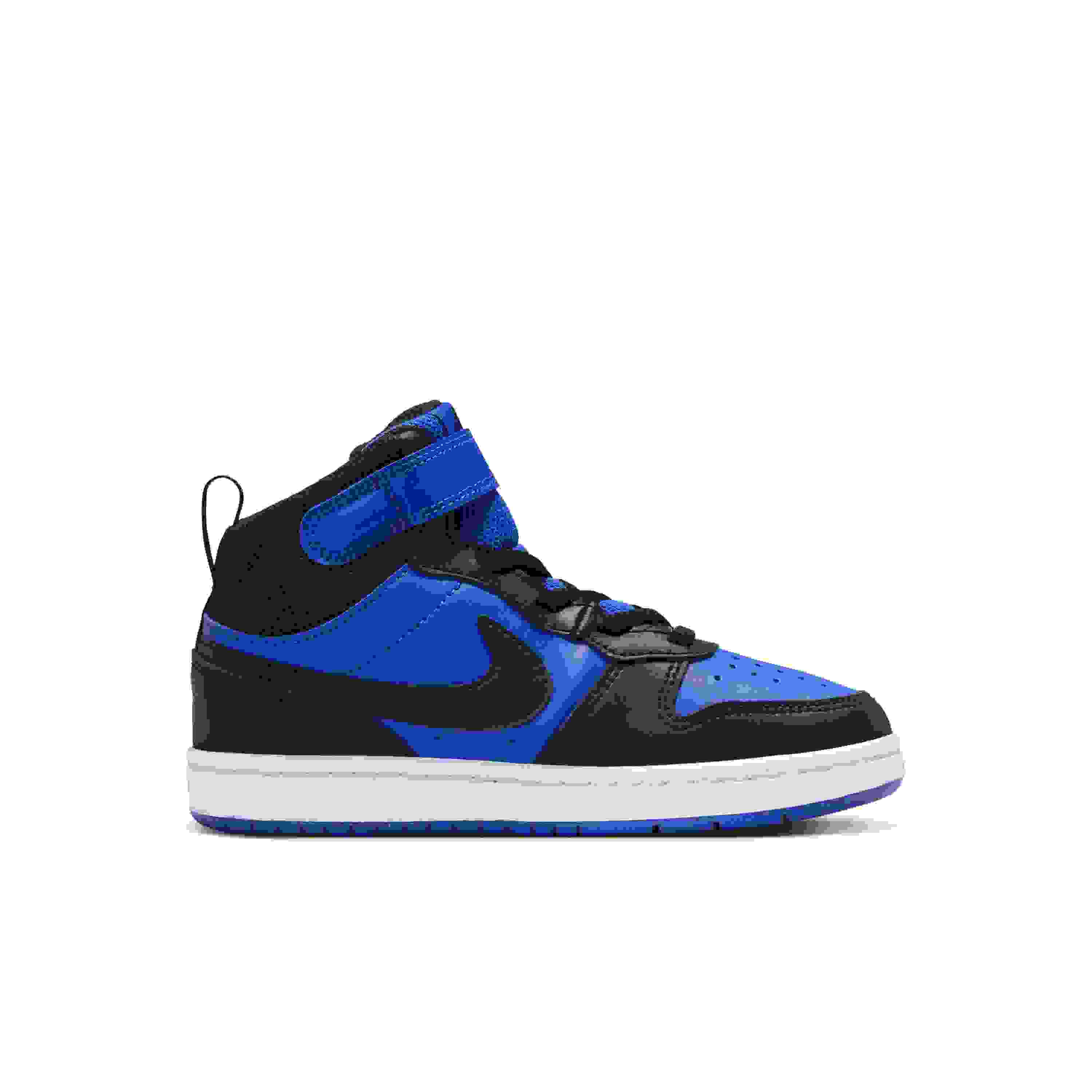 Nike Court Borough Mid 2 Preschool Boys' "Game Royal/White/Black" Shoe